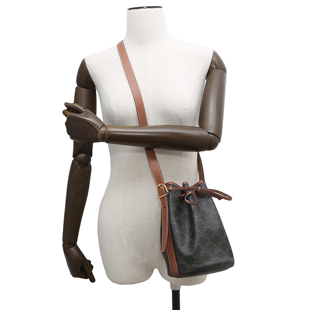 Celine Drawstring Shoulder Bag Triomphe - Picture 4 of 11